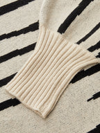 Zebra Pattern Lantern manga Punto jersey