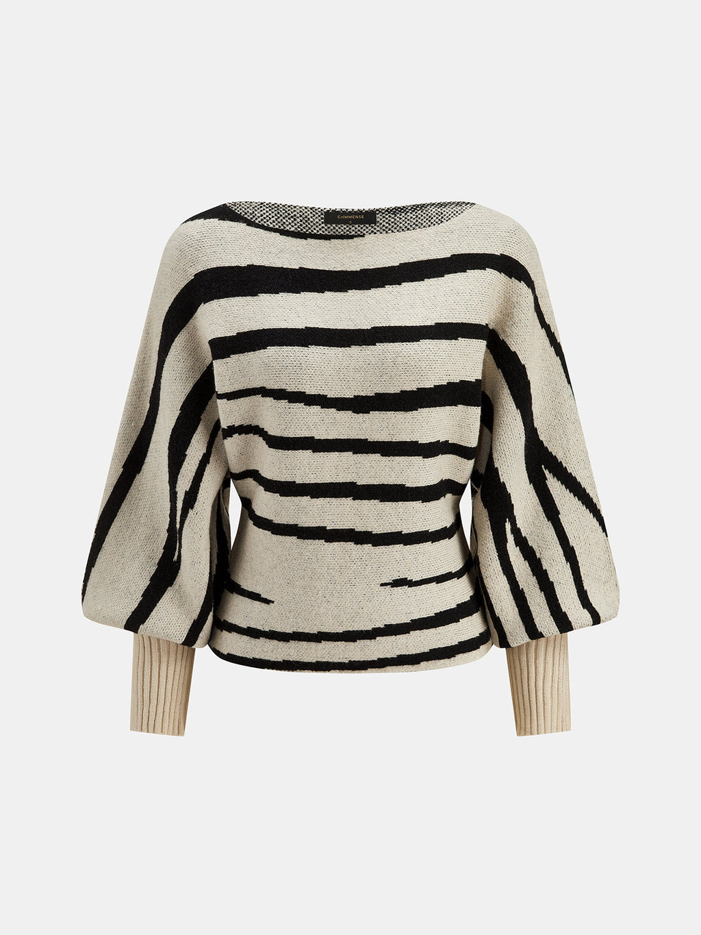 Zebra Pattern Lantern manga Punto jersey