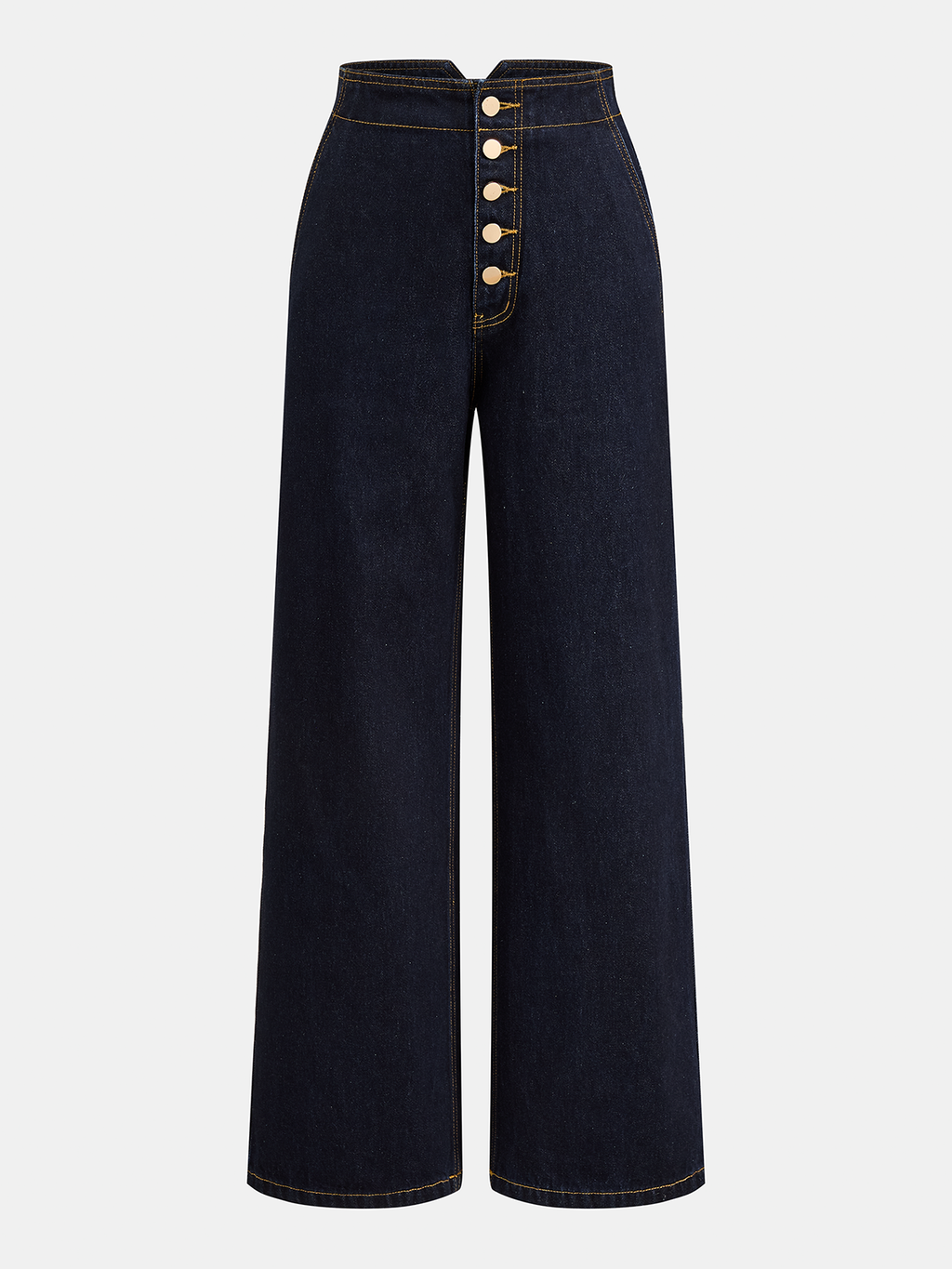 Vaqueros Palazzo con Hebilla