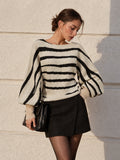 Zebra Pattern Lantern manga Punto jersey