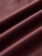 Stretch Faux-Leather con Cinturón Lápiz Falda