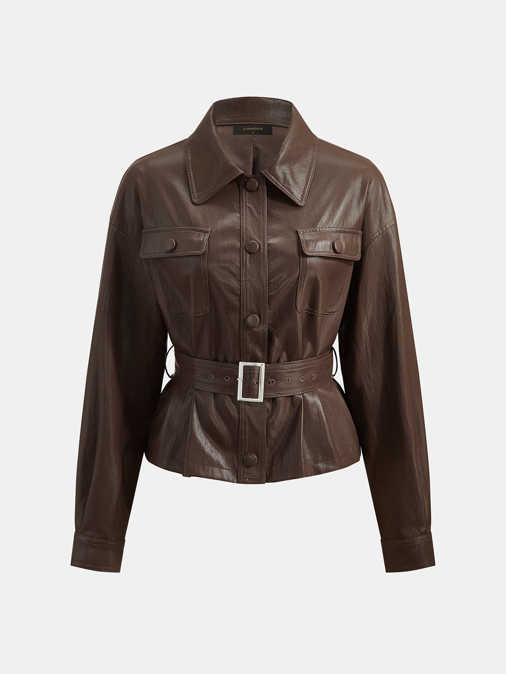 Chaqueta Utility Efecto Piel