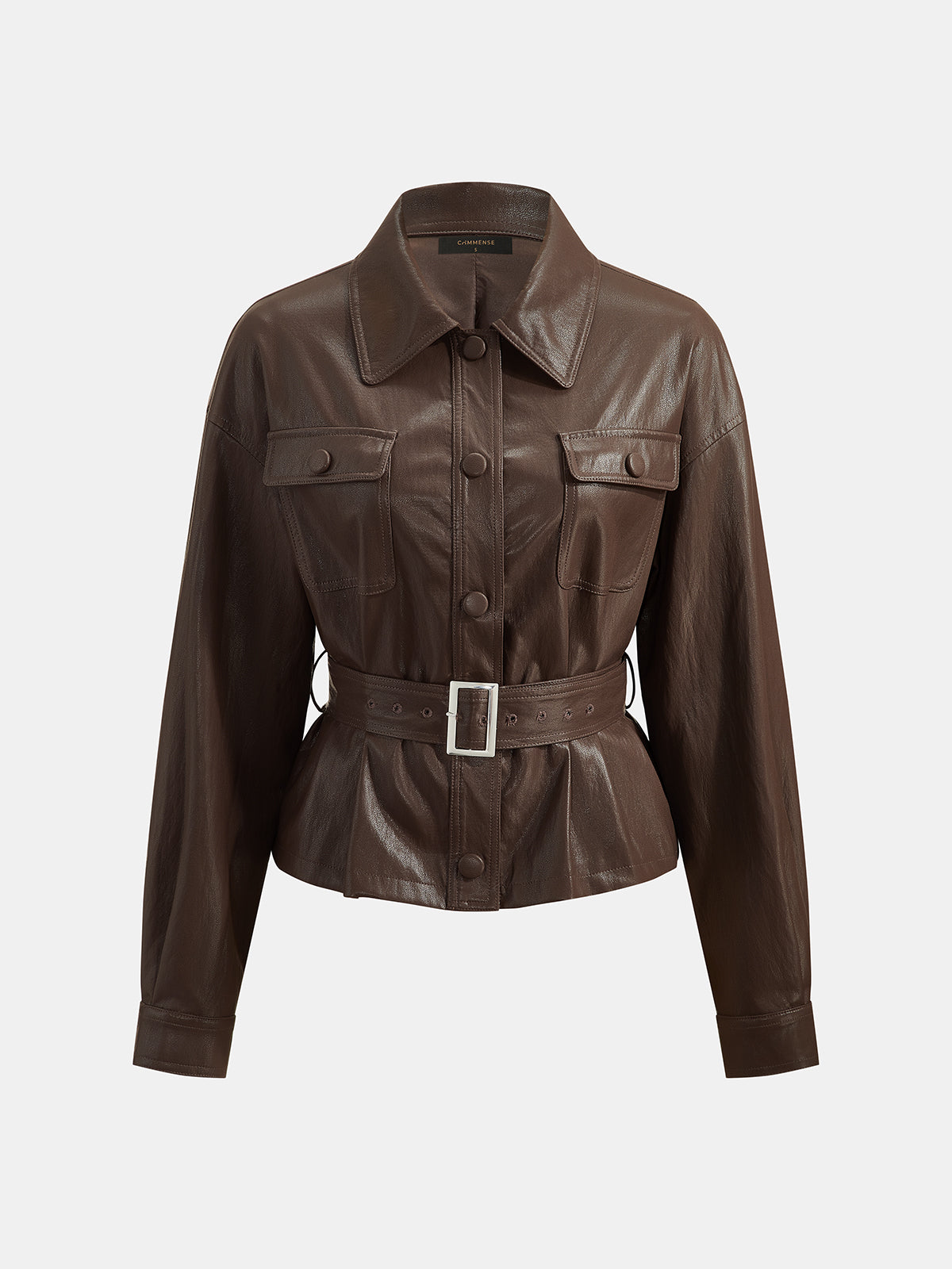Chaqueta Utility Efecto Piel