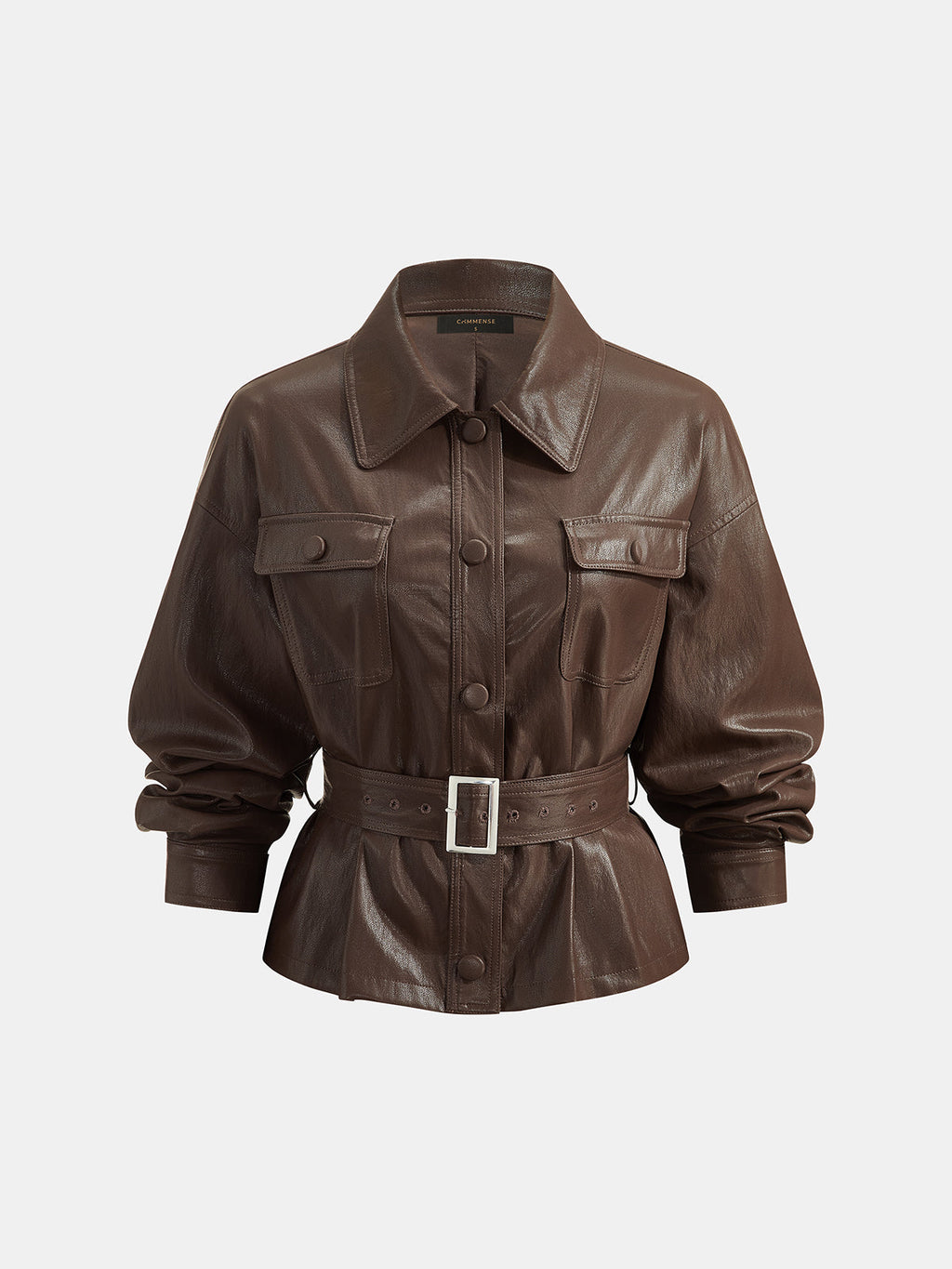 Chaqueta Utility Efecto Piel