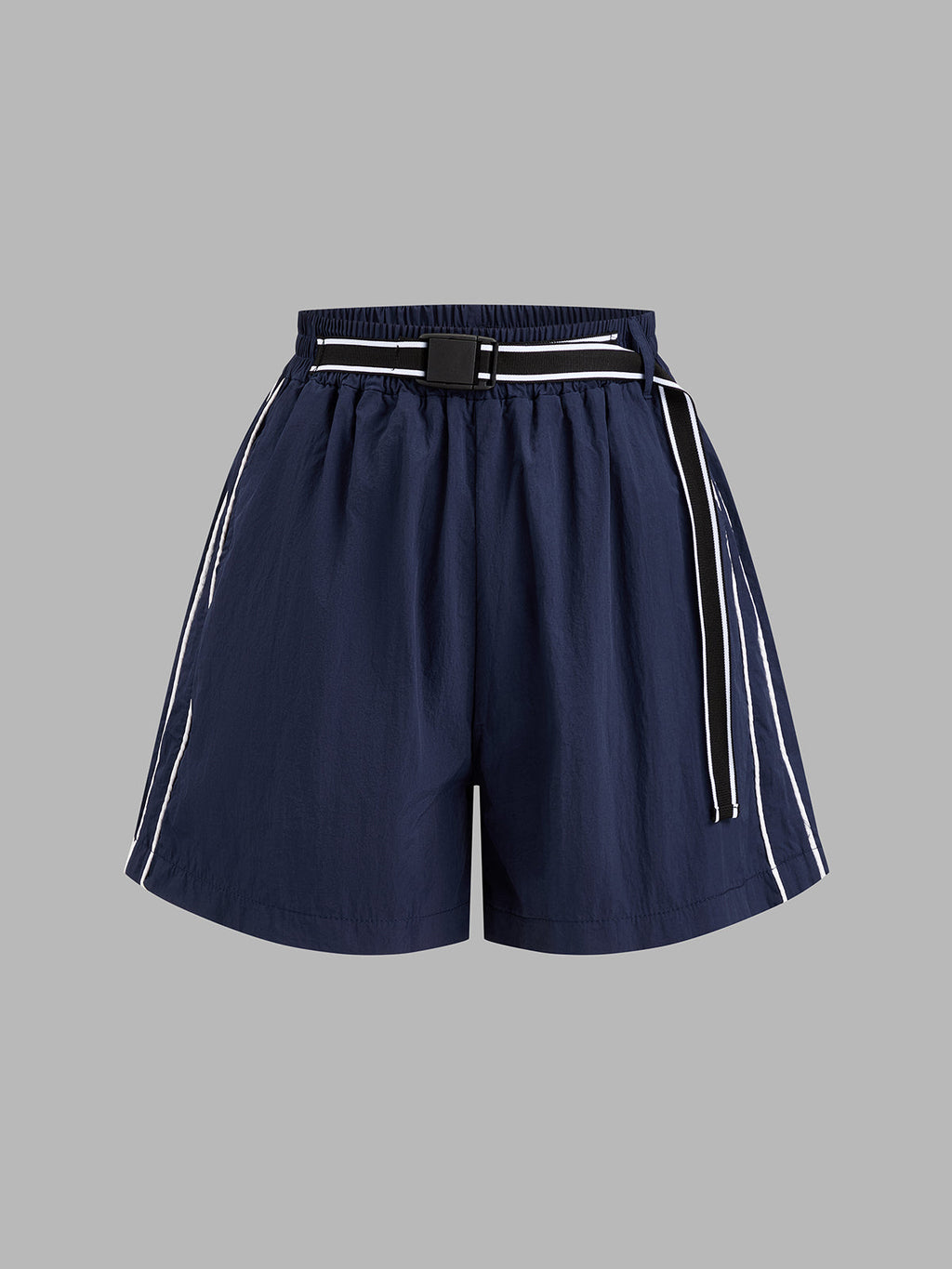 Hidden-Hood Drawstring Track Dos Piezas Outfit