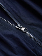 Hidden-Hood Drawstring Track Dos Piezas Outfit