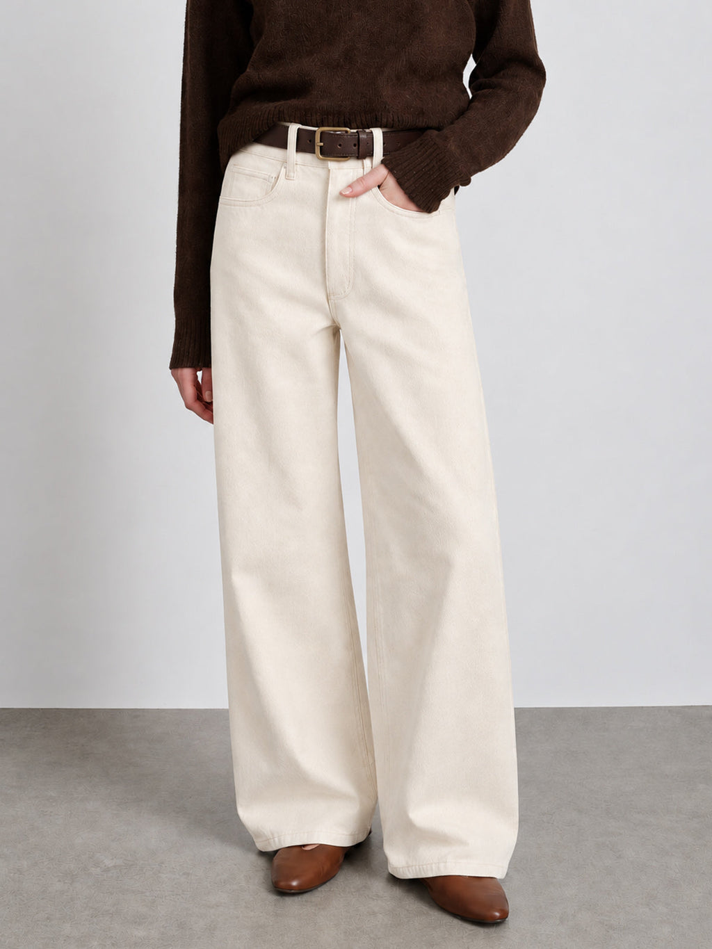 Raw Tint Pierna Ancha Jeans