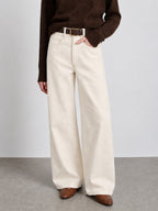 Raw Tint Pierna Ancha Jeans
