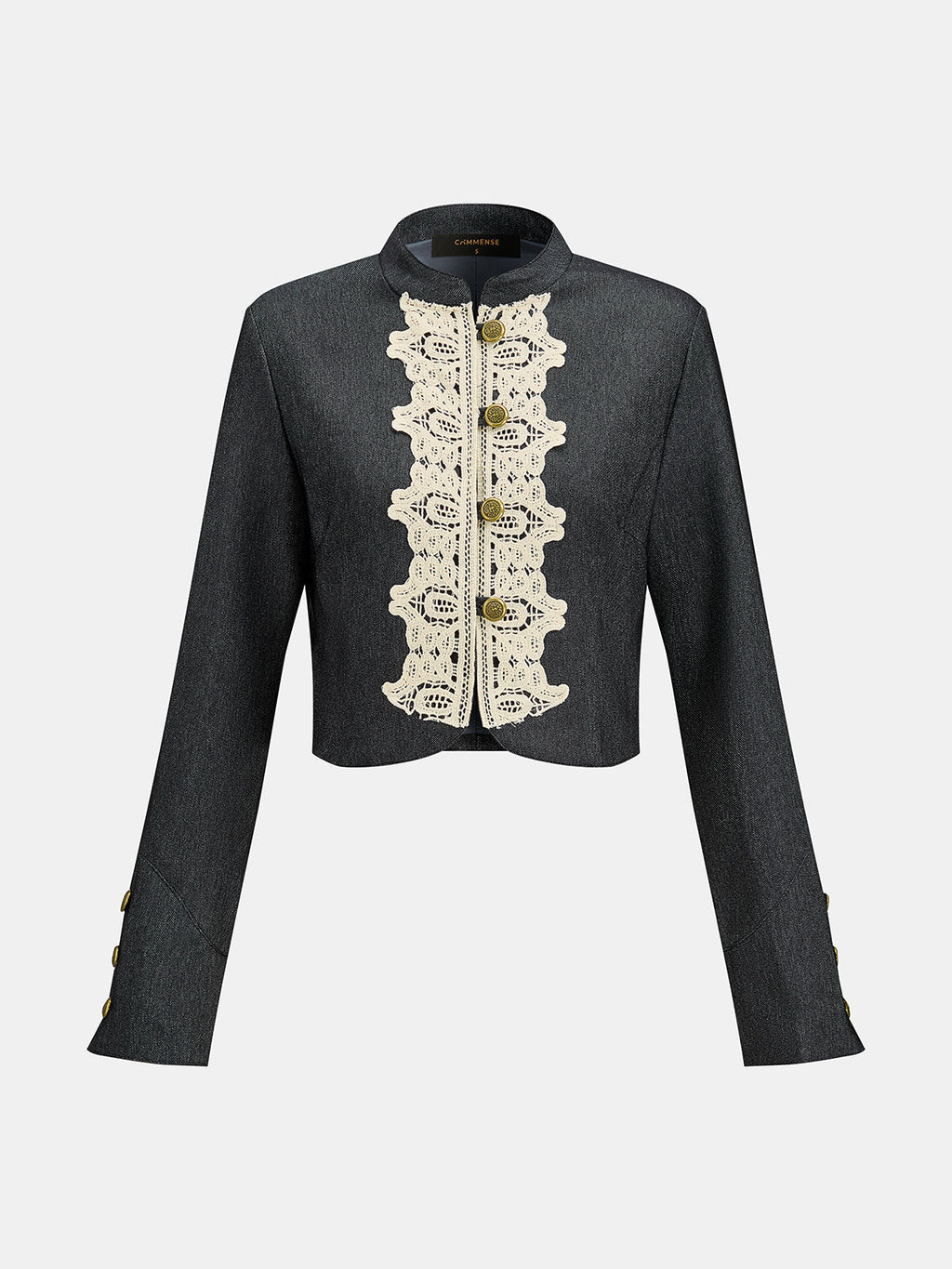 Chaqueta Corta con Encaje