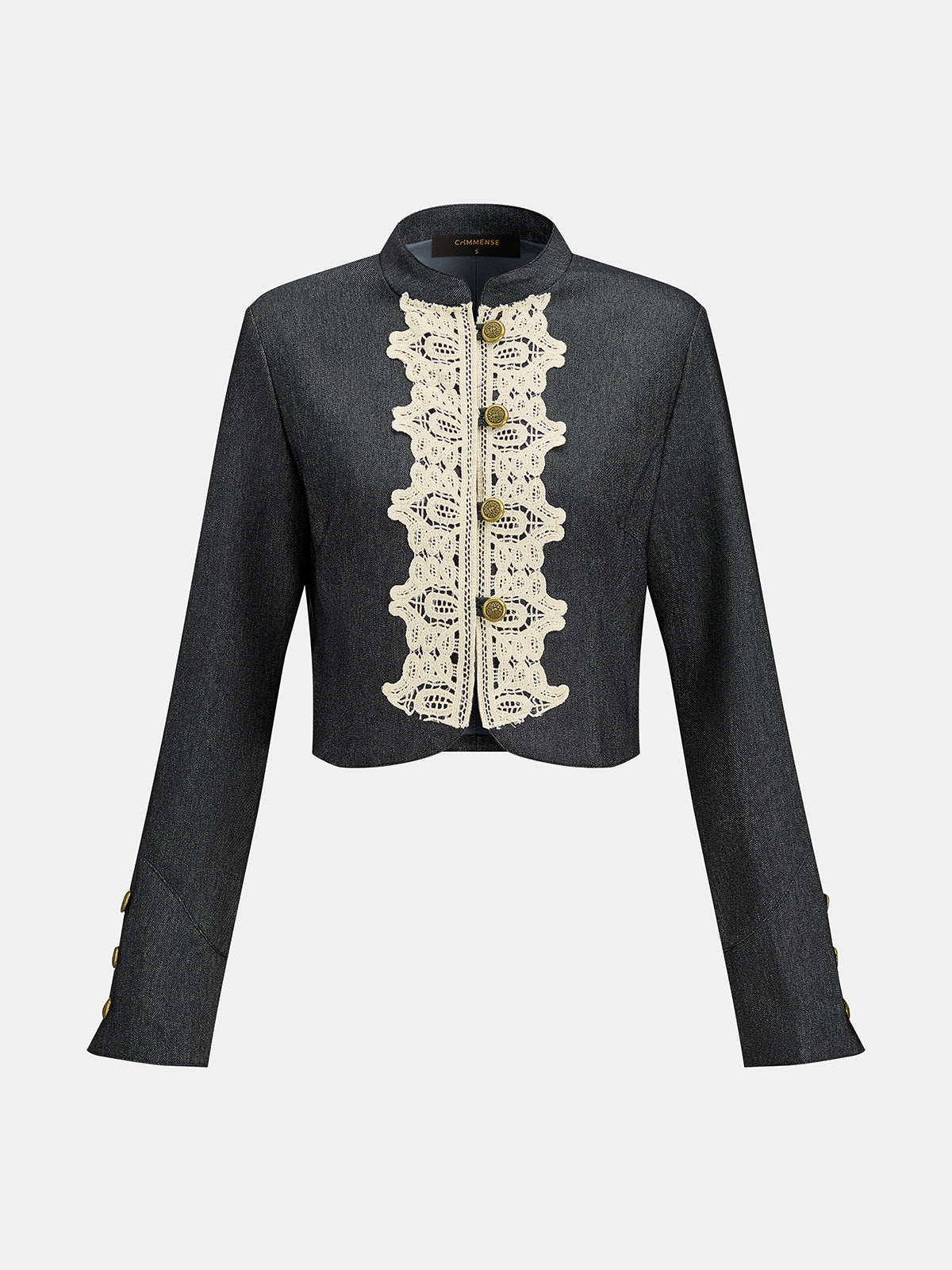 Chaqueta Corta con Encaje