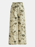 Vintage Floral Corte Recto Jeans