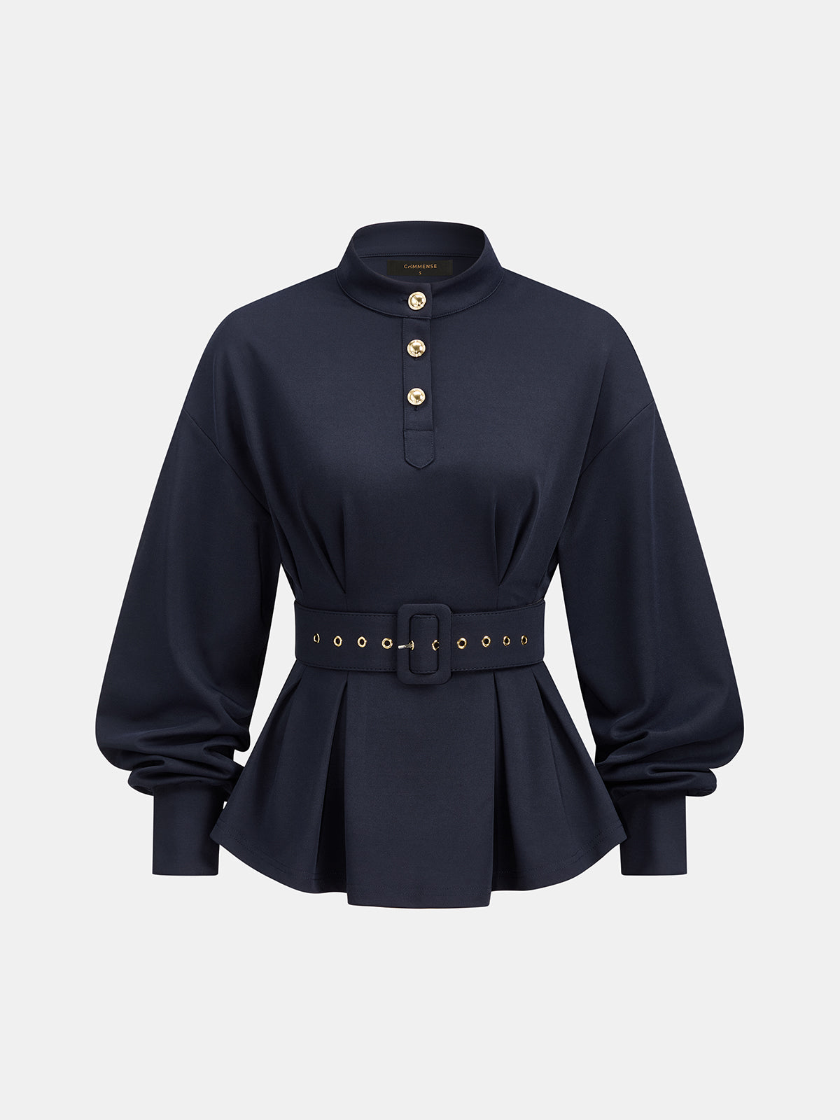 Blusa Peplum con Cinturón