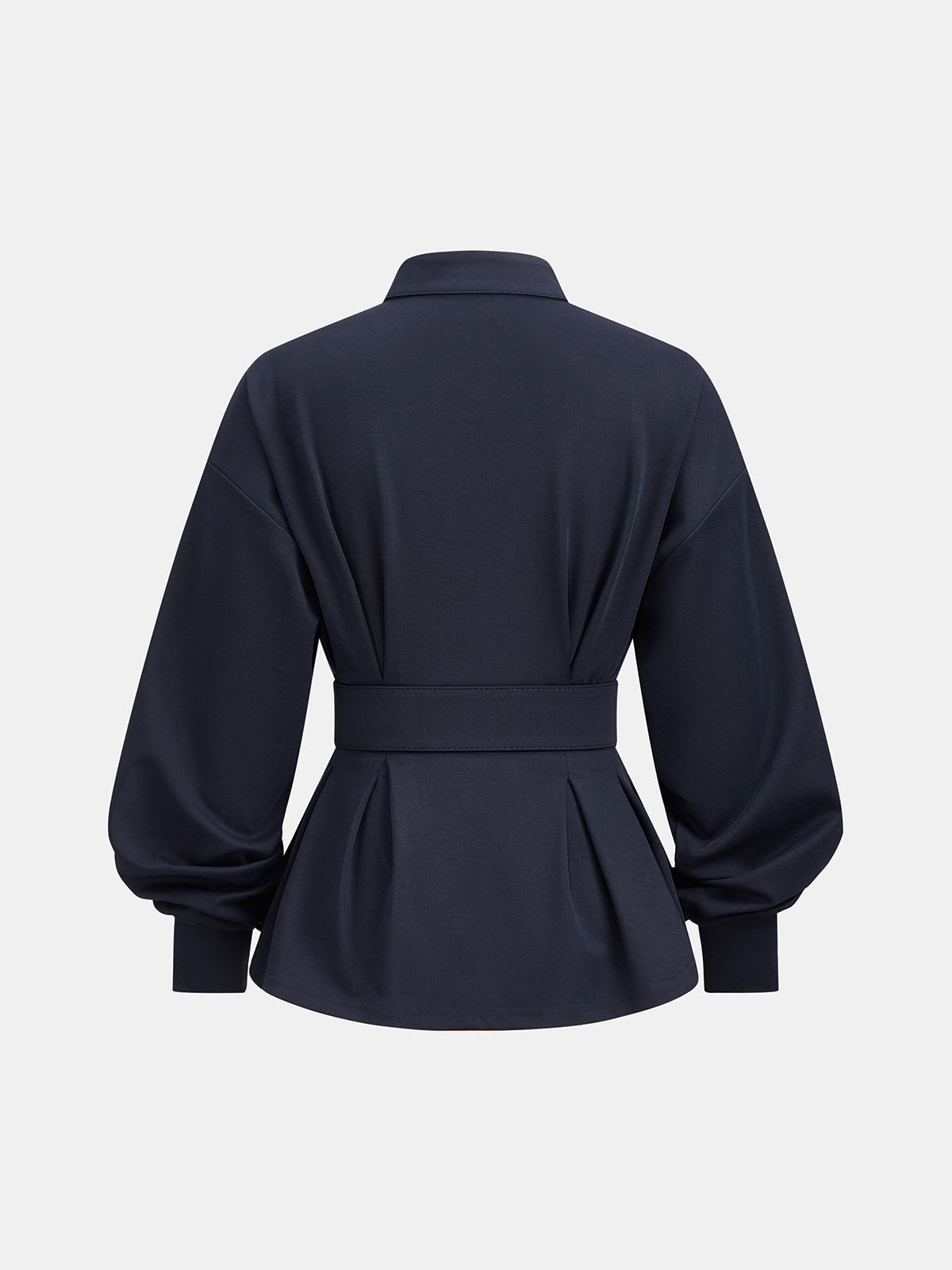 Blusa Peplum con Cinturón