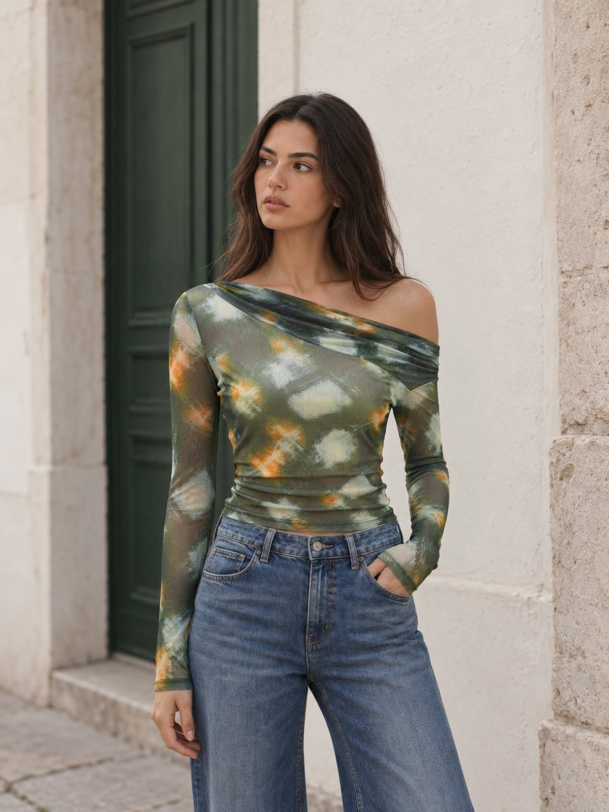 Top de Tul Tie-Dye