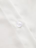 Satinado Lazo-Tie cuello Manga Larga Blusa