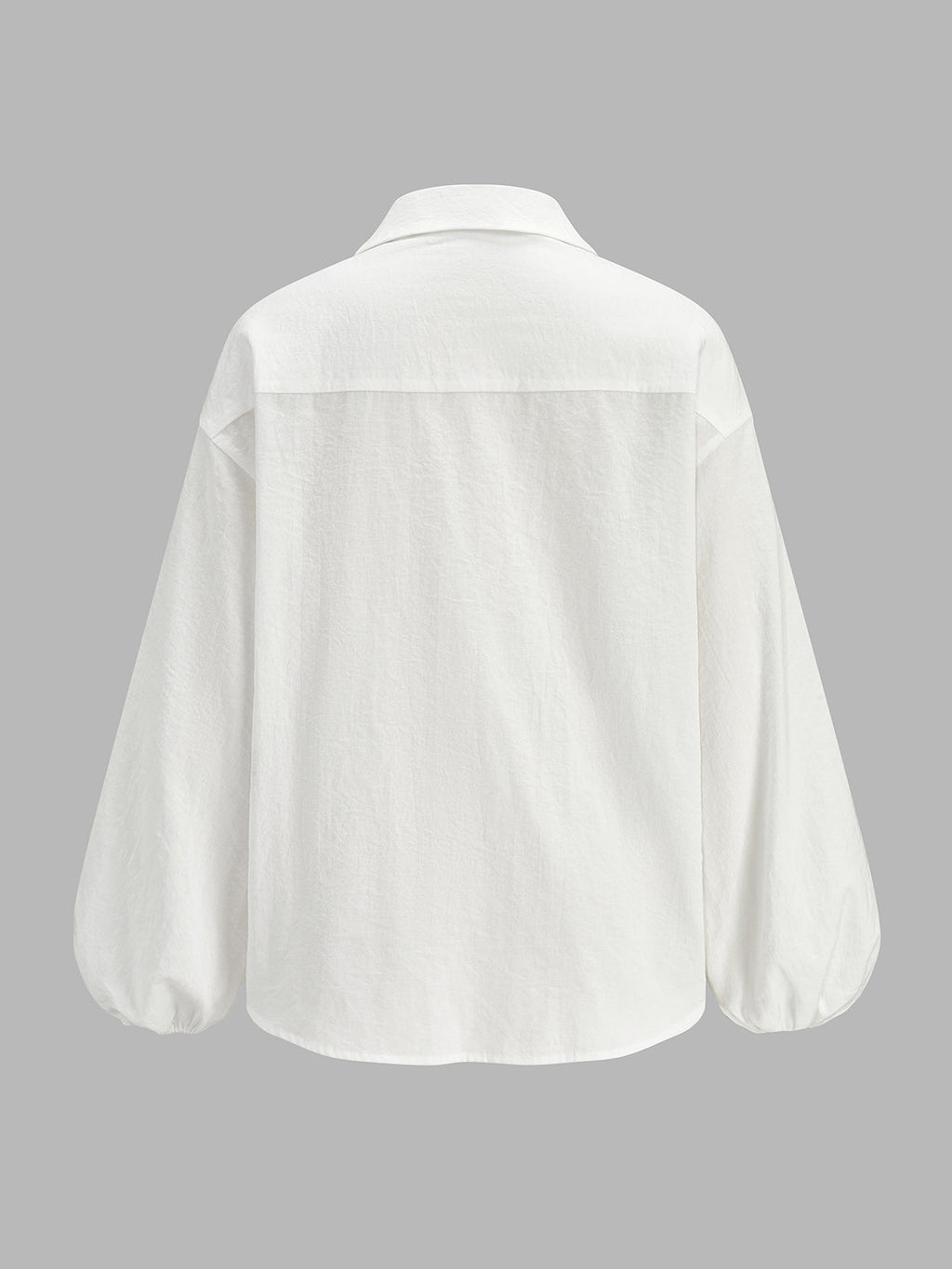 Dual-Pocket Balloon manga Fluido Camisa