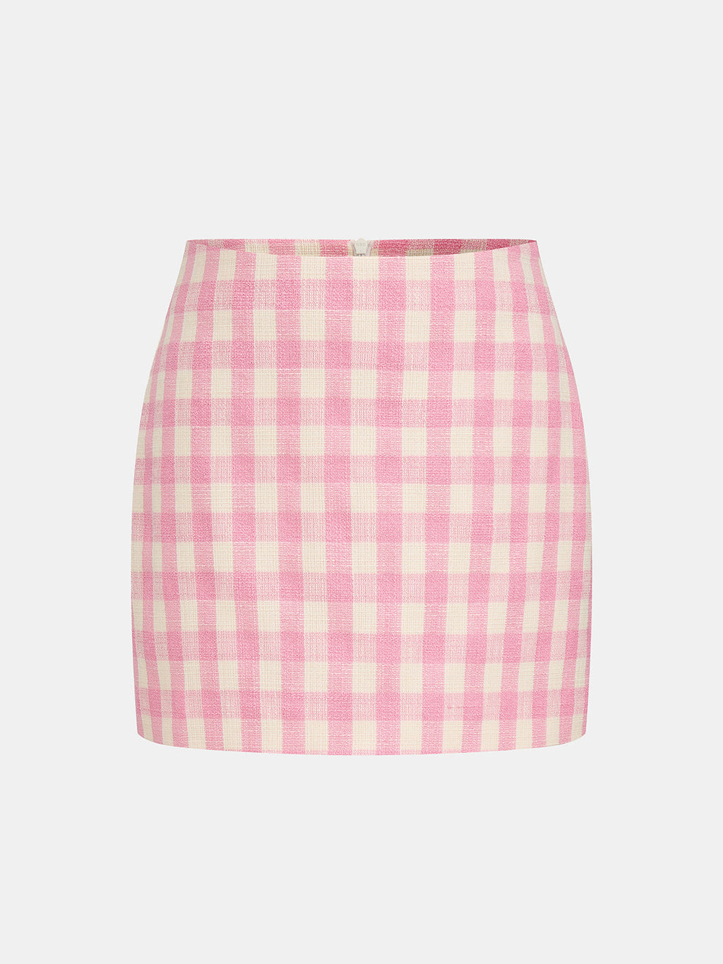 Gingham Tweed Chaqueta mini Falda Set