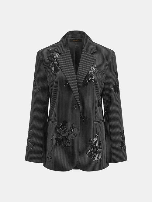 Blazer Diplomático con Lentejuelas