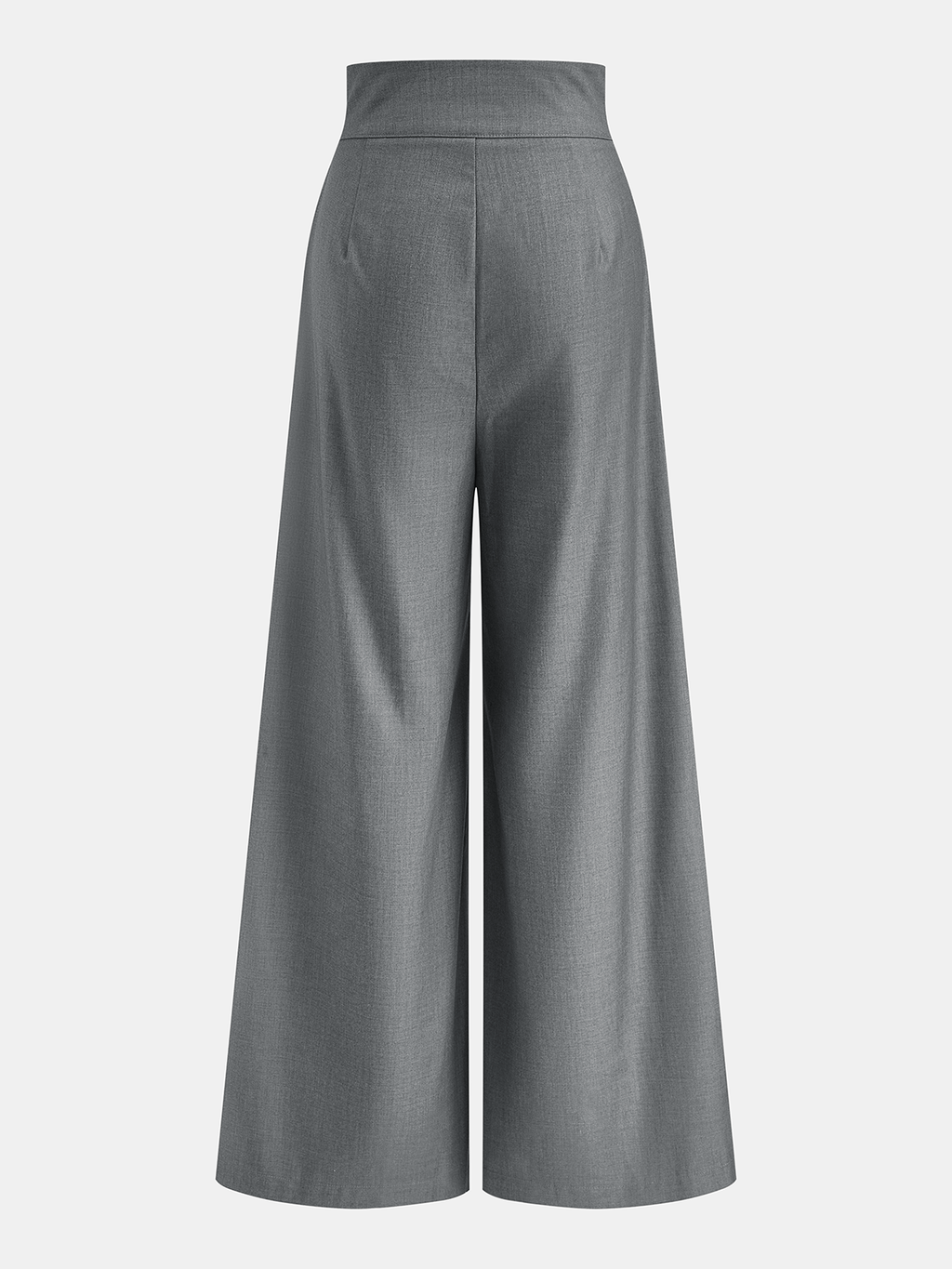 Drapeado Cruzado Blusa & Pierna Ancha Pantalón Set