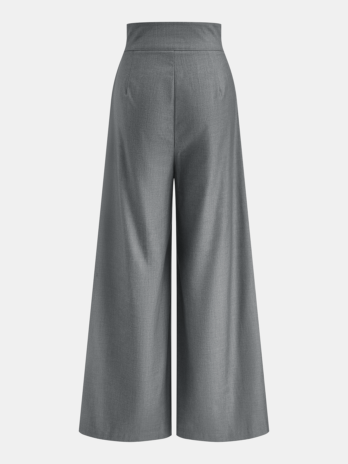 Drapeado Cruzado Blusa & Pierna Ancha Pantalón Set