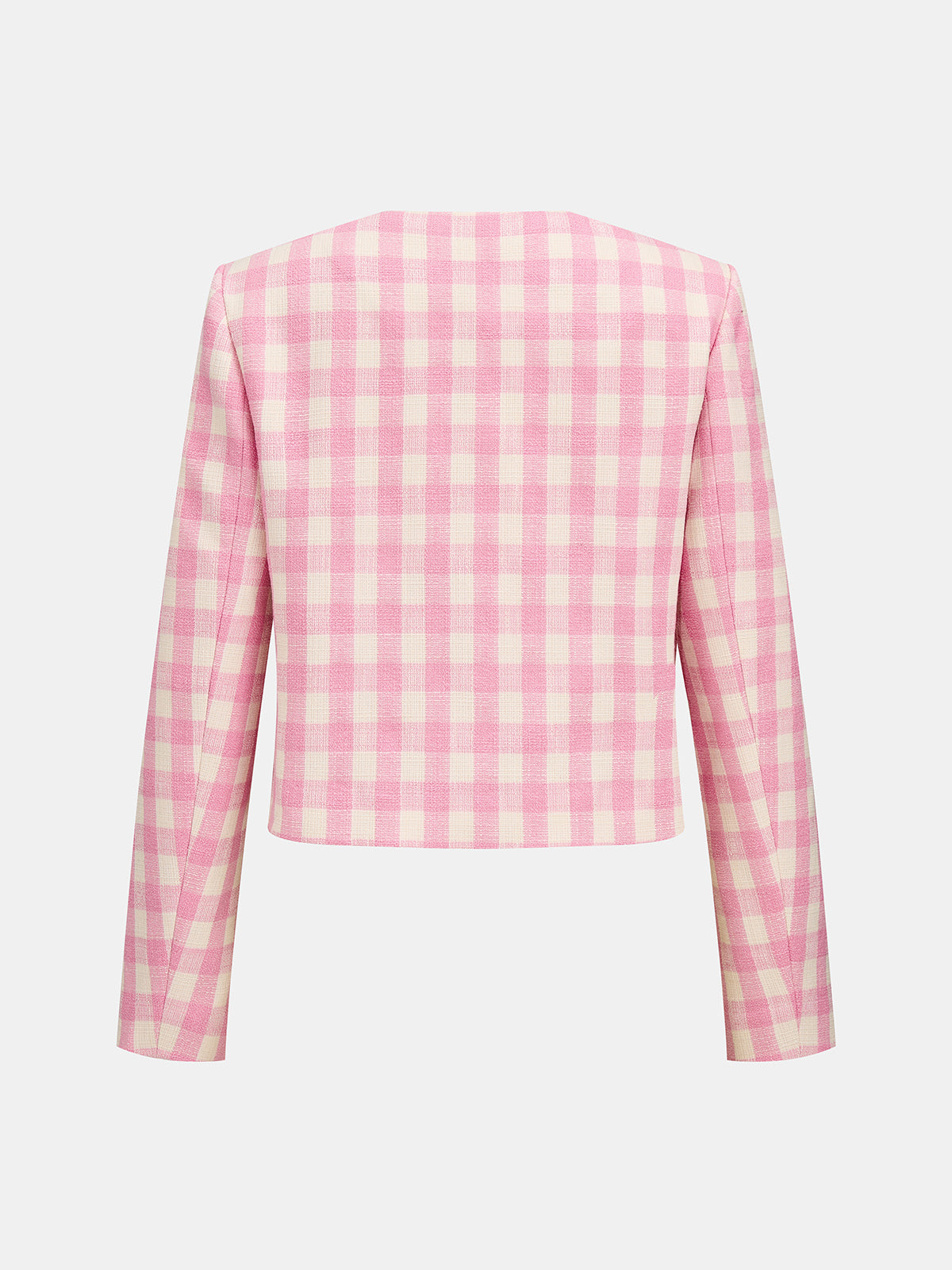 Gingham Tweed Chaqueta mini Falda Set