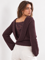 Jersey con Espalda de Encaje