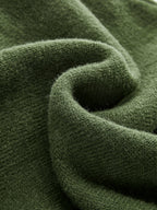Ribete en Contraste Tie-frontal Cropped Punto jersey