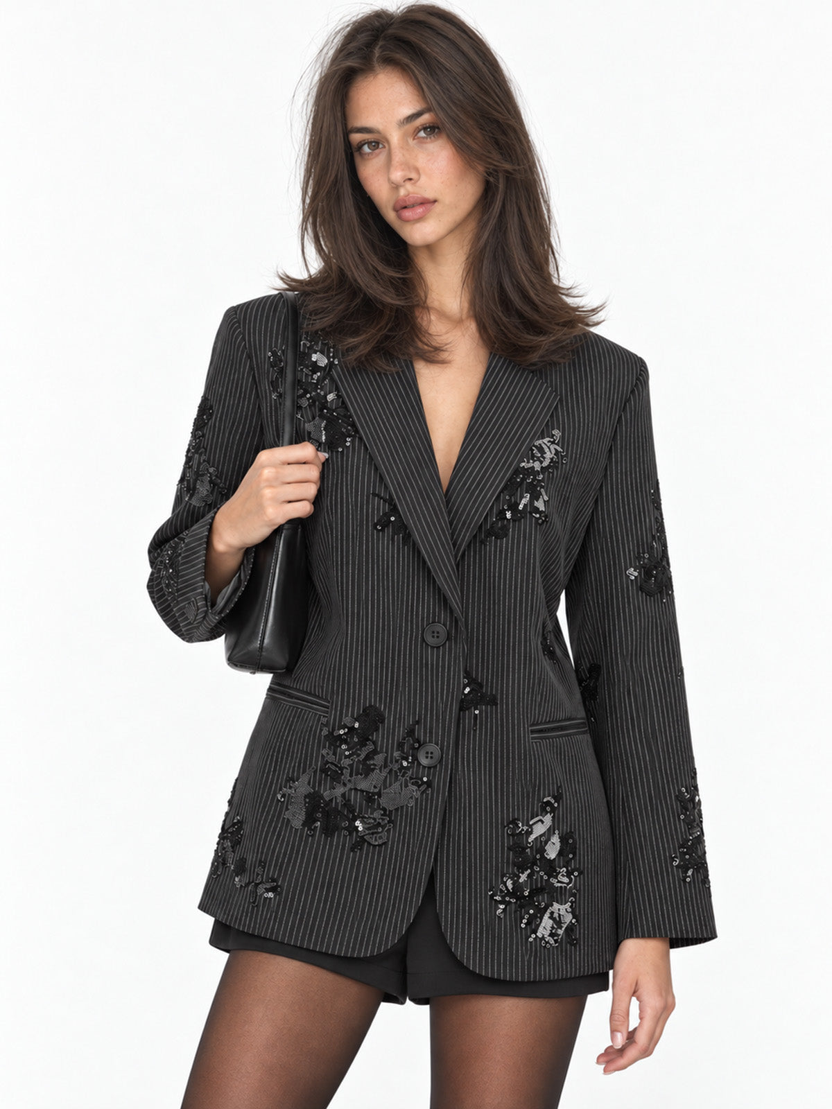 Blazer Diplomático con Lentejuelas