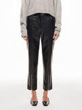 Pantalón Efecto Piel con Cremalleras