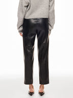 Pantalón Efecto Piel con Cremalleras