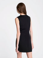 Mini Vestido con Abertura Lateral