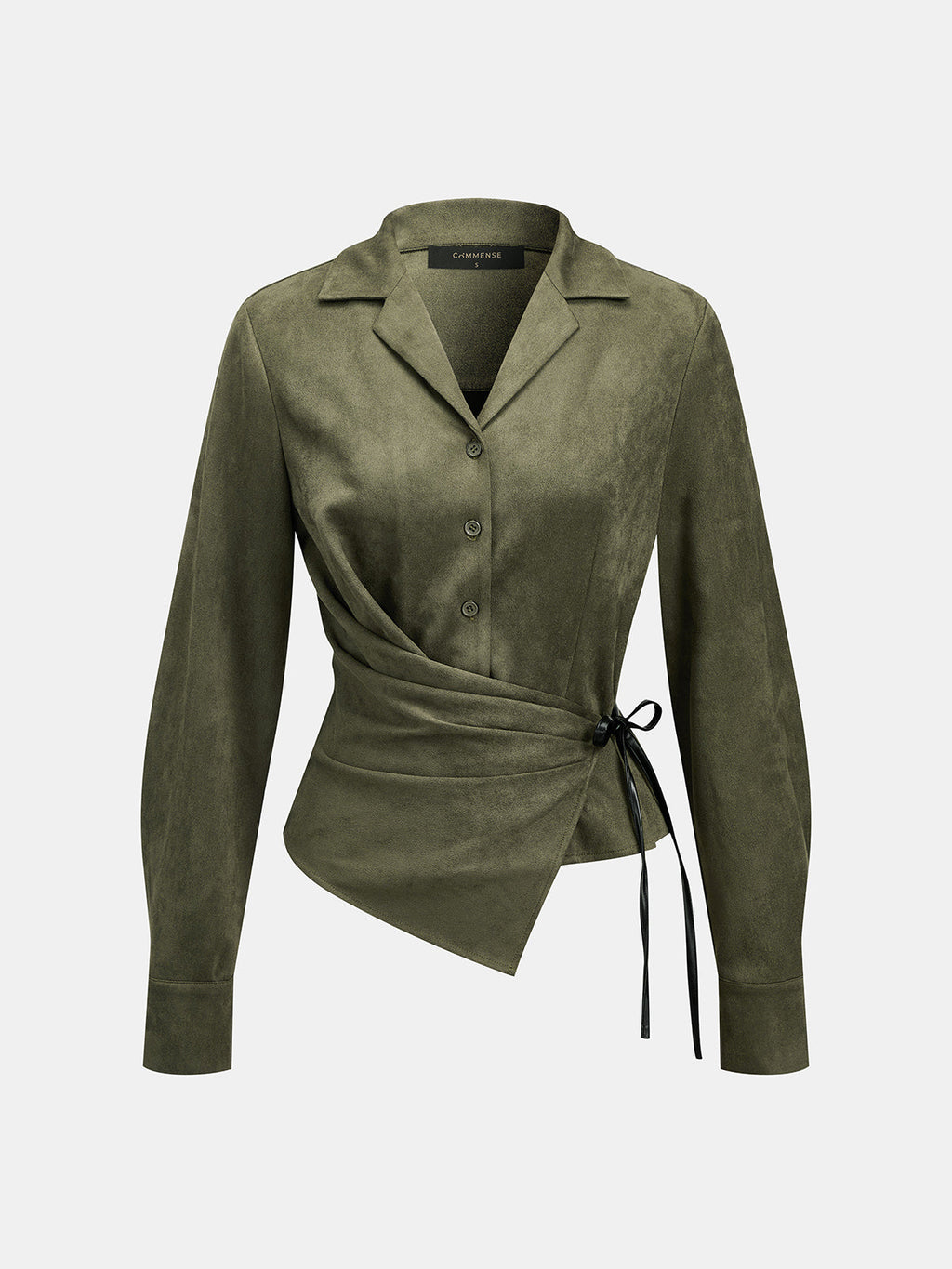Blusa Cruzada de Ante
