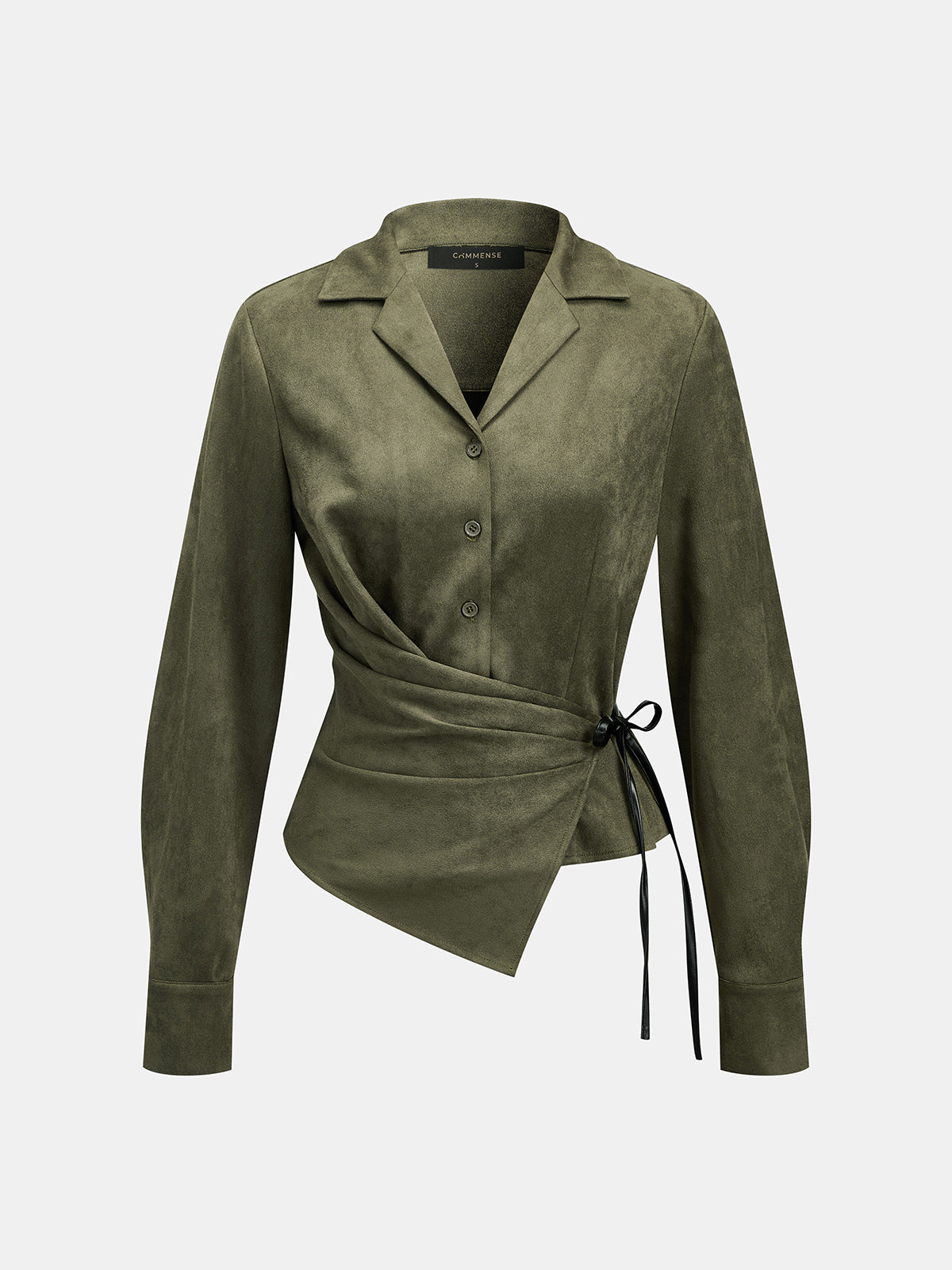 Blusa Cruzada de Ante