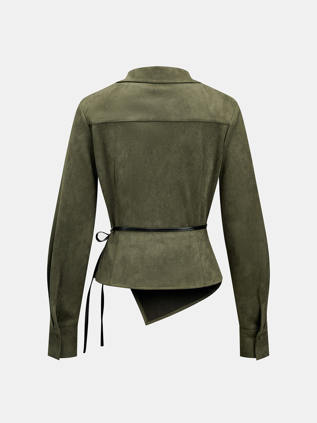 Blusa Cruzada de Ante