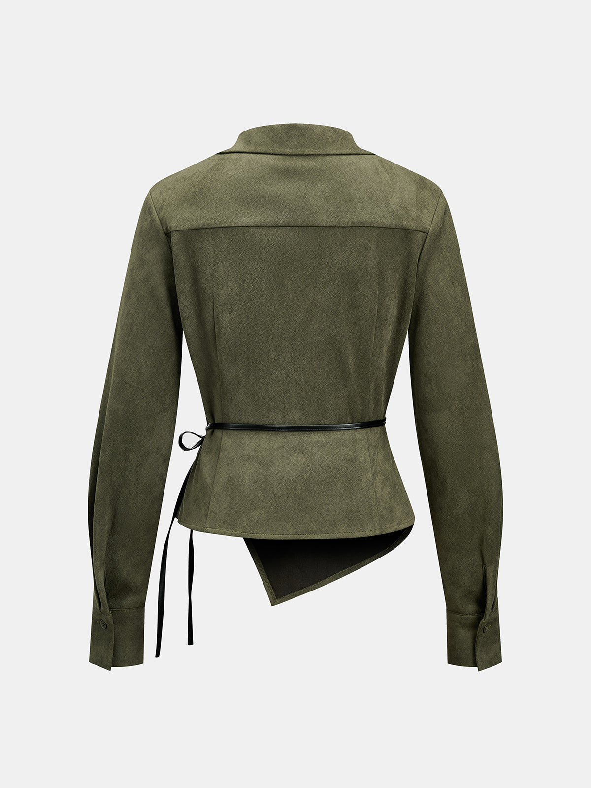 Blusa Cruzada de Ante