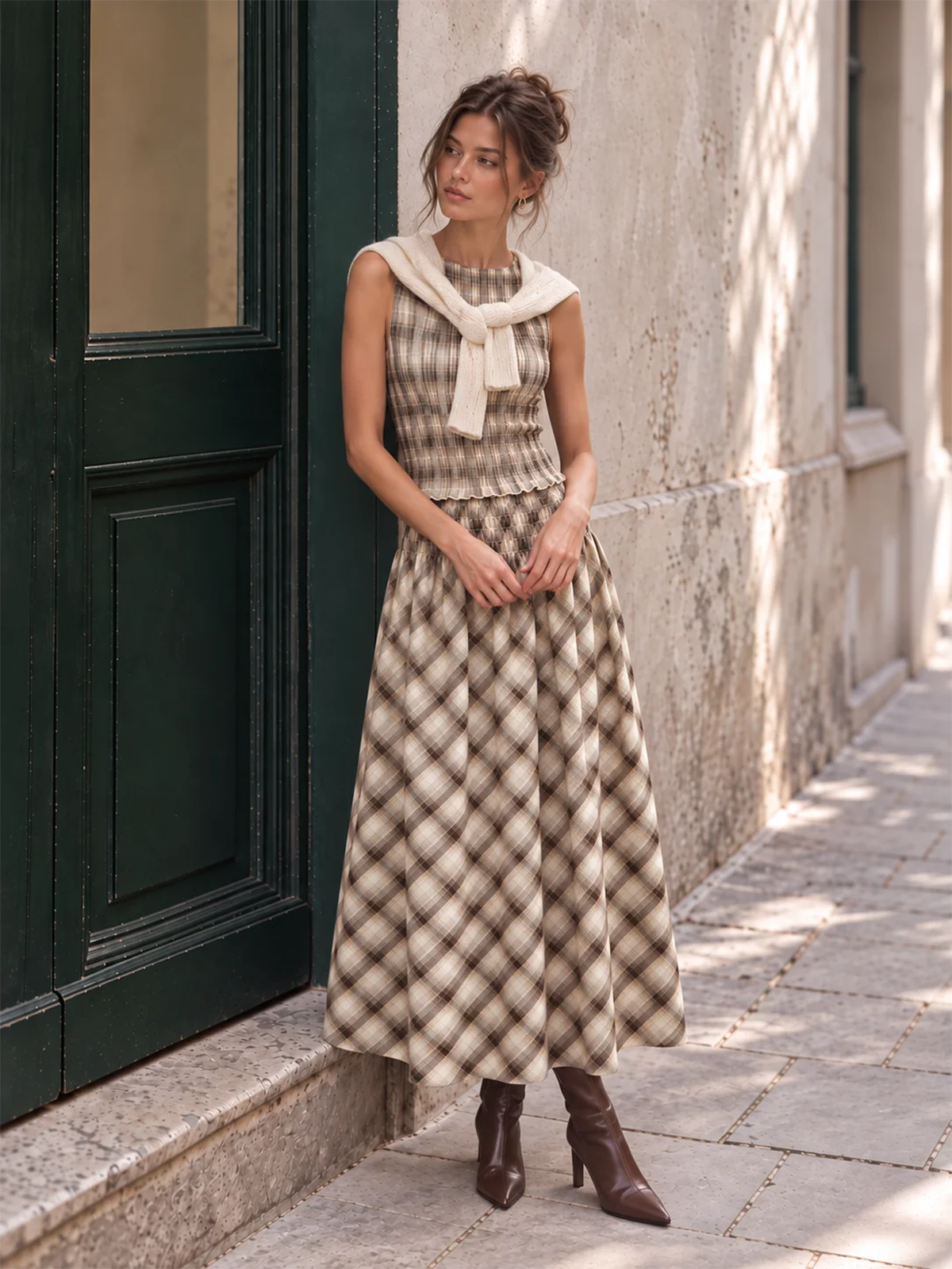Conjunto Cuadros Fruncido
