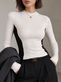 Jersey de Lana Color Block