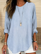 Camisa · Azul Rayas