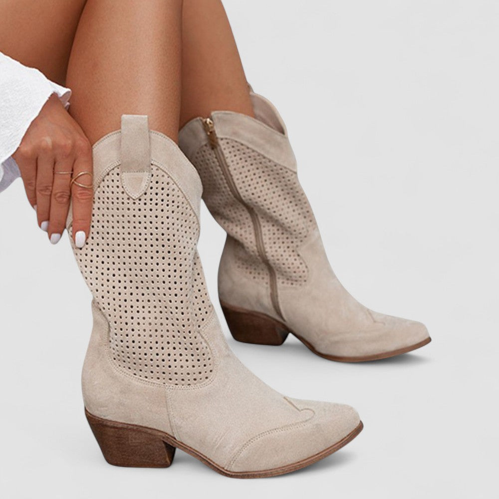 Quinn | Botas western ajourées