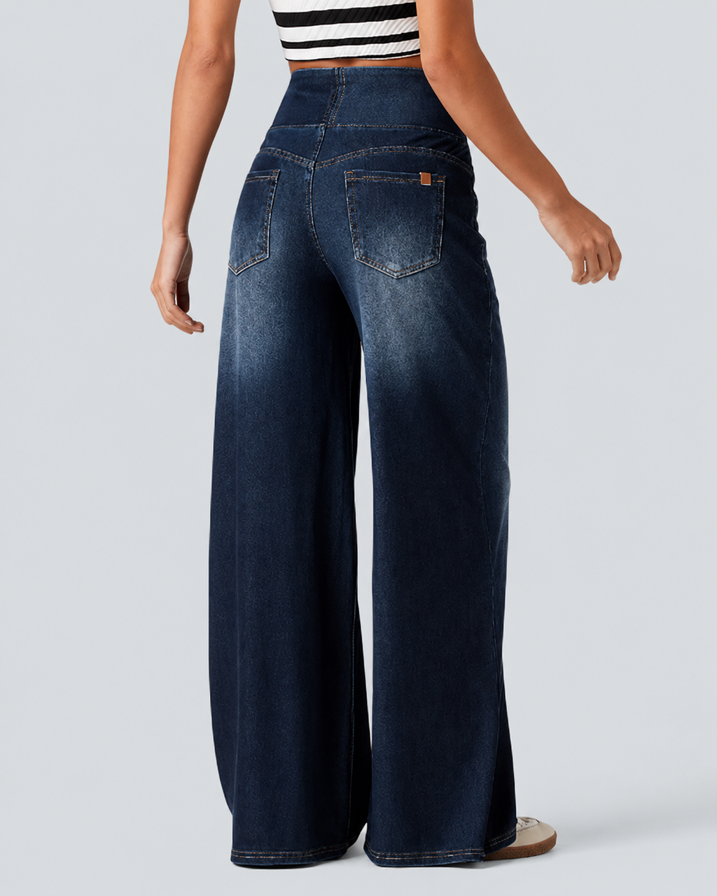 Clara | Jeans Wide Leg de Tiro Alto