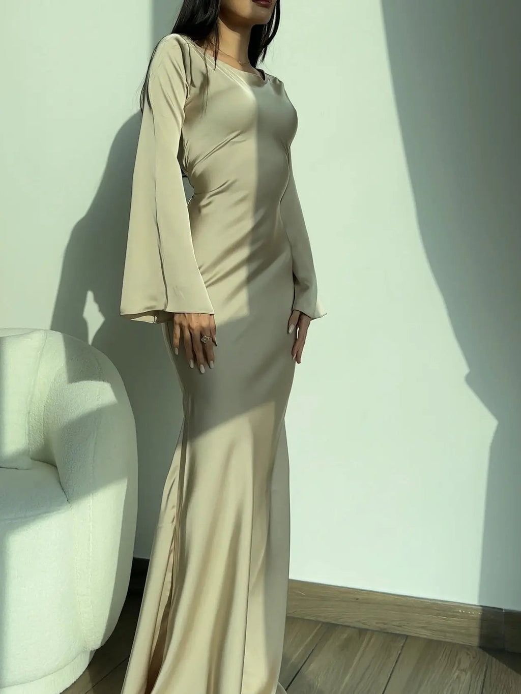 Vestido Largo · Marfil