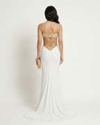 Aurelia | Vestido Imperio Dorado