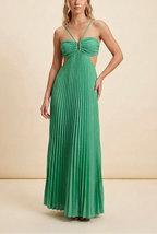 Vestido · Azul Cuello Halter