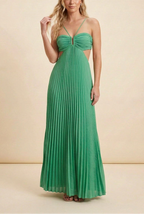 Vestido · Azul Cuello Halter