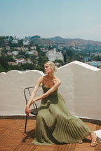 Vestido Largo · Plisado