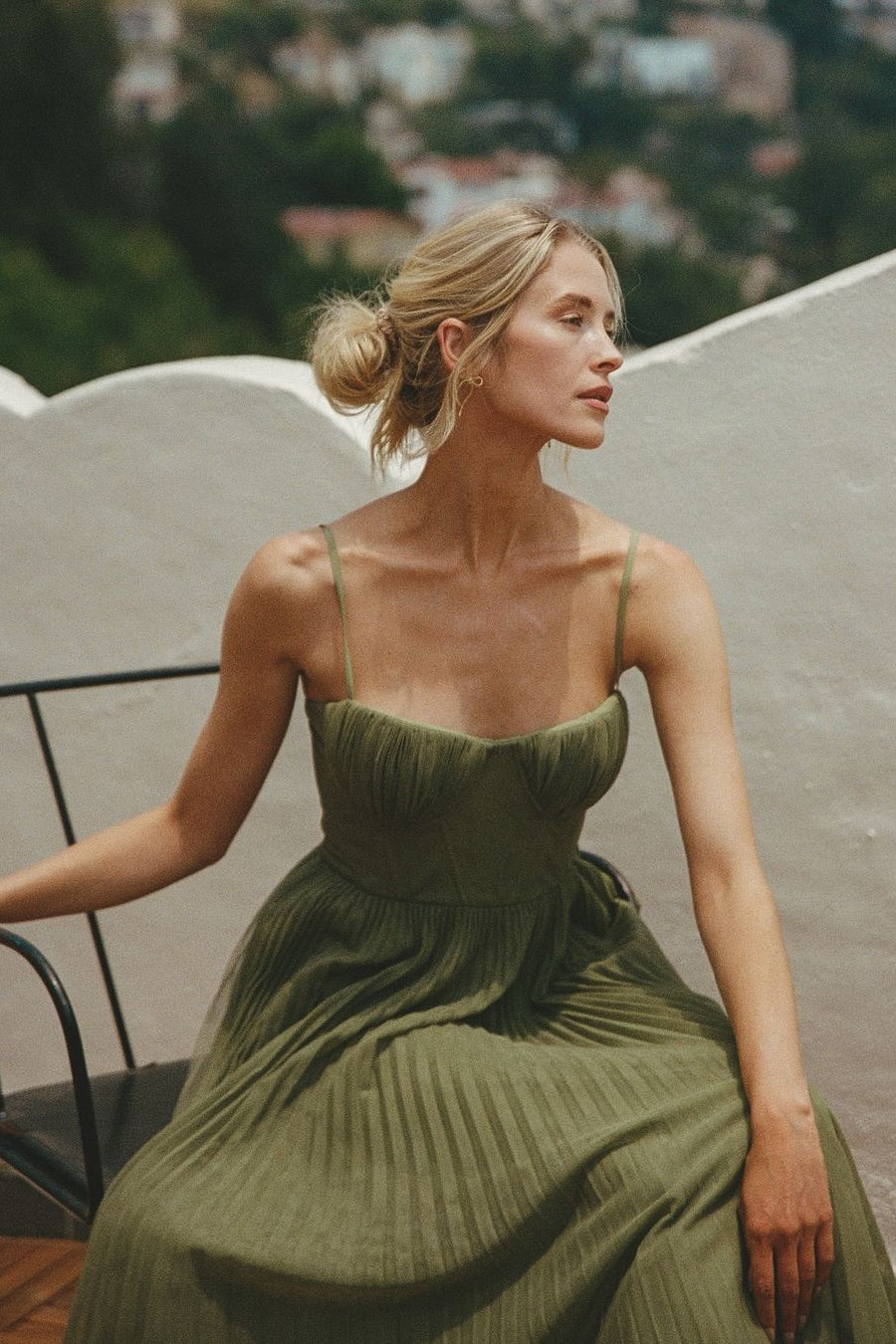 Vestido Largo · Plisado