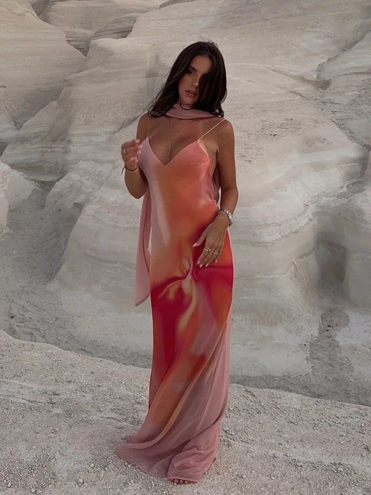 Vestido Largo · Satén