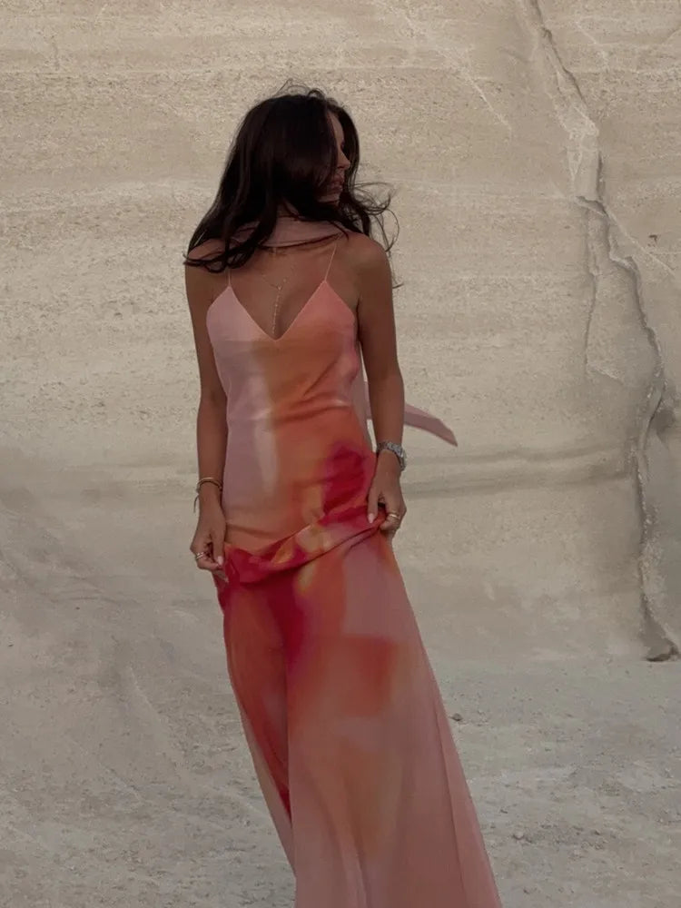 Vestido Largo · Satén