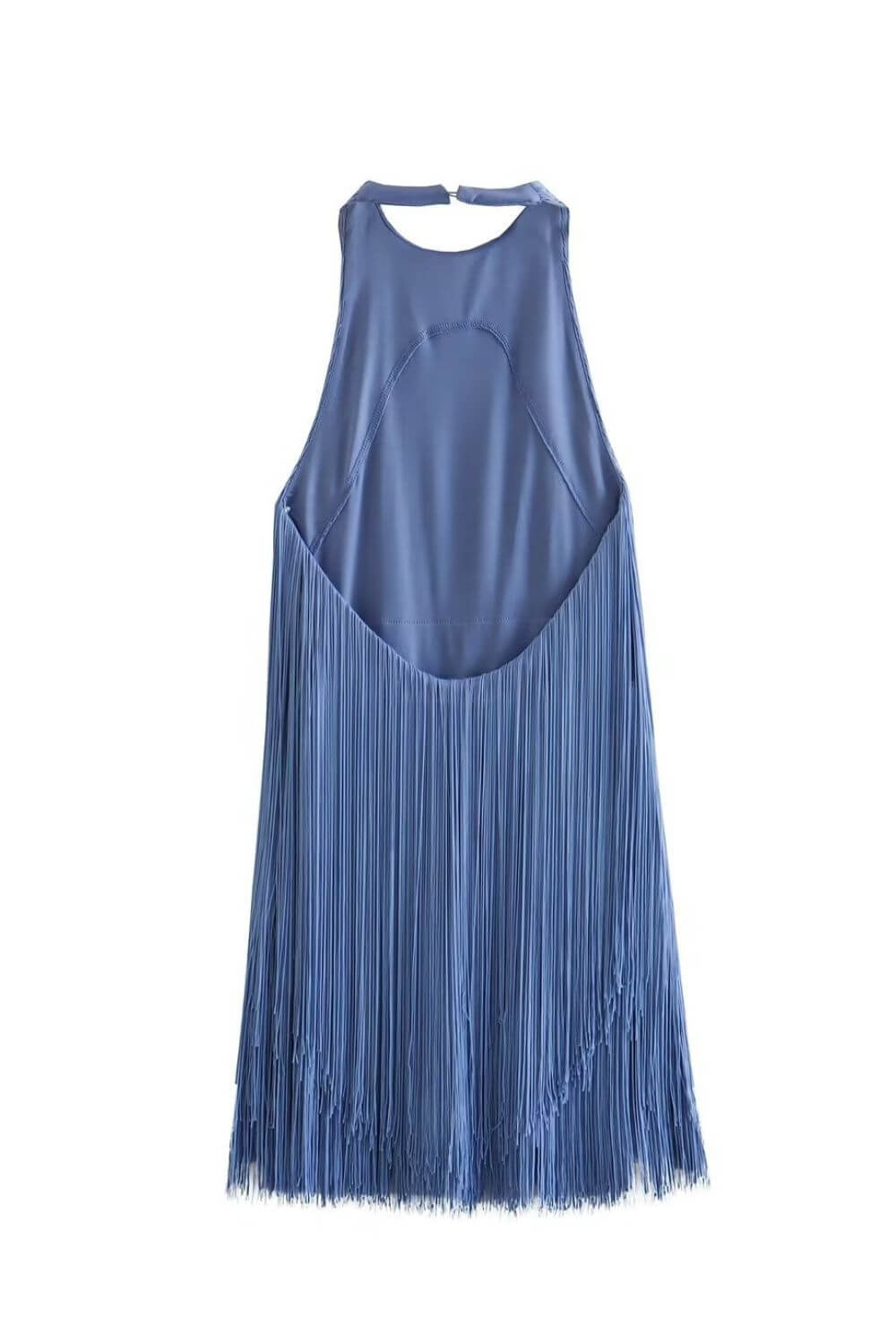 Vestido Corto · Rojo Cuello Halter