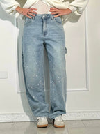 Inés | Jeans Balloon con Brillo